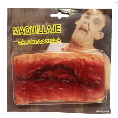 Image de Maquillage : Fausse plaie gorge tranchée