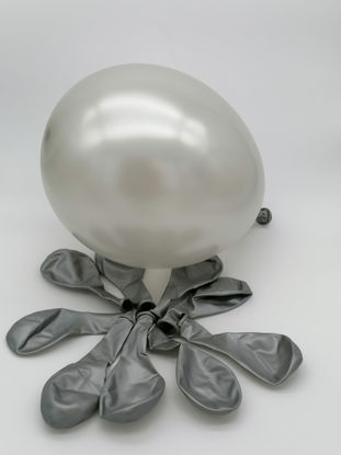 Image de BALLON BAUDRUCHE ARGENT (10 PCS)