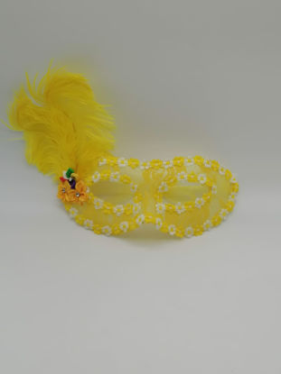 Image de masque de fête avec plume
