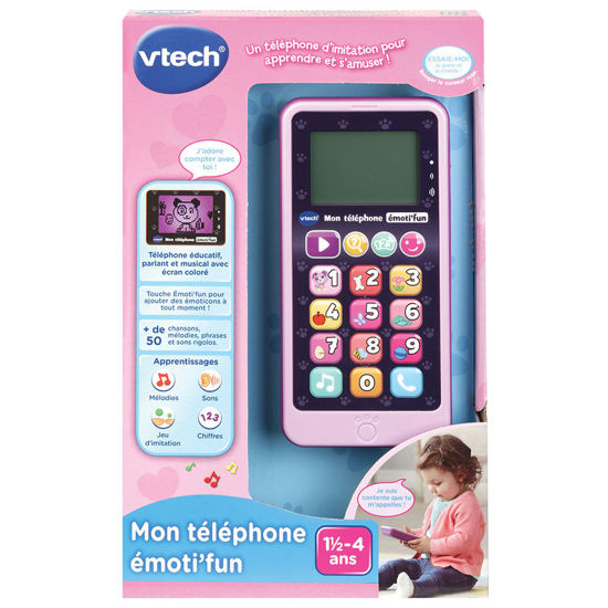 Image de Mon telephone emoti'fun rose