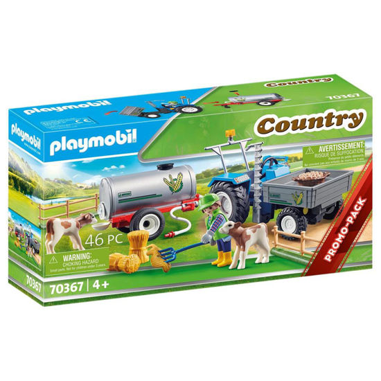 Image de AGRICULTEURE AVEC FAUCHEUSE ET CITERNE