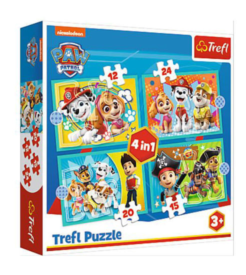 Image de PUZZLE 4EN1 PAW PATROL 34346