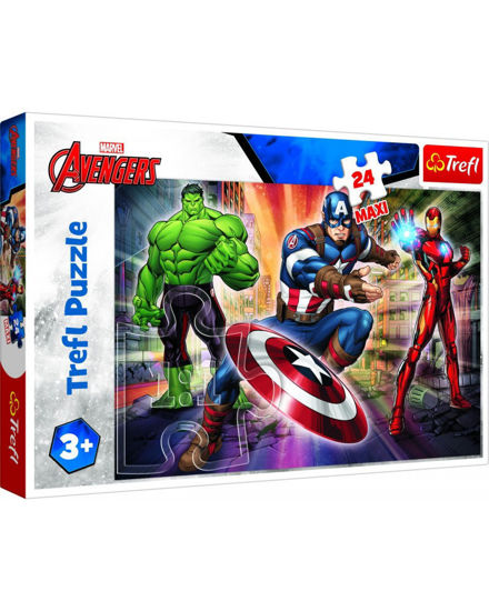 Image de PUZZLE 24 MAXI MARVEL IN WORLD OF AVENGERS 14321