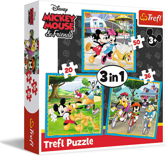 Image de PUZZLE 3EN1 MICKEY 34846