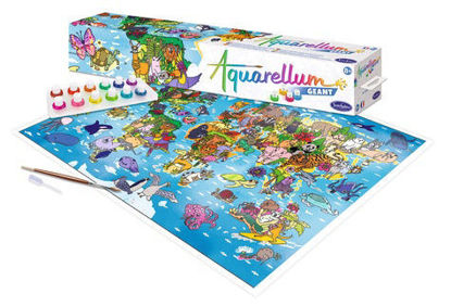 Image de AQUARELLUM GEANT PLANISPHERE