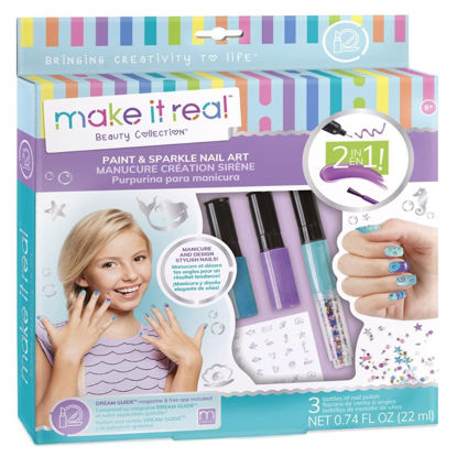 Image de PAINT SPARKLE MERMAID NAIL