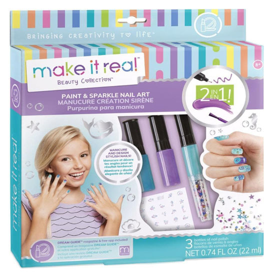 Image de PAINT SPARKLE MERMAID NAIL