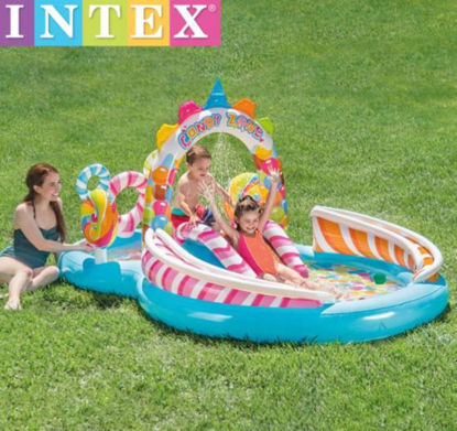Image de Air de jeux gonflable avec piscine
