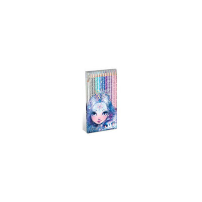 Image de 12 CRAYONS DE COULEUR EN BOIS