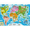 Image de PUZZLE JUMBO 50PCS LA CARTE DU MONDE  (68 x 48)