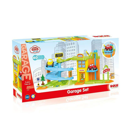 Image de Ensemble de garage pour enfants Dolu 40 pièces