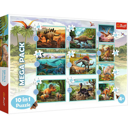 Image de Puzzles 10IN1 THE DINOSAURE  90390