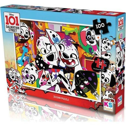 Image de PUZZLE 100 PCS 101 DALMATIENS