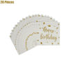 Image de PAPIER SERVIETTE DORE