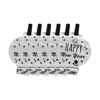 Image de 6  SIFFLETS  ARGENT HAPPY NEW YEAR