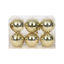 Image de 6 boules décoratives doré