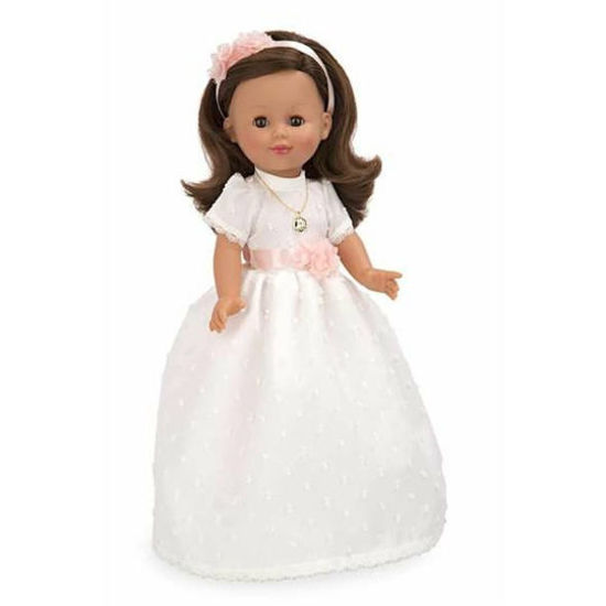 Image de POUPEE COMMUNION BRUNE 42 CM 65347