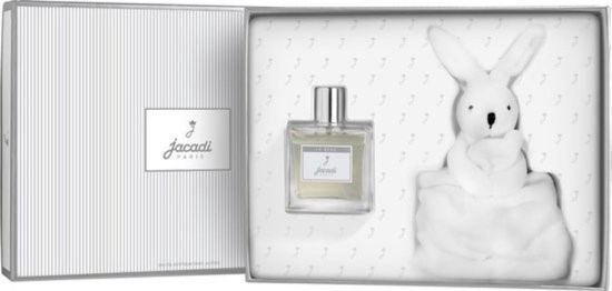 Image de COF BABY GIRL MOUCHOIR + LAPIN BLANC