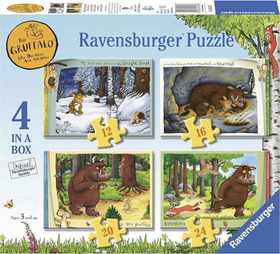 Image de 4 PUZZLES THE GRUFFALO 07157