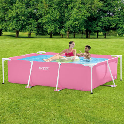 Image de PISCINE 2.2M X1.5M X 60CM PINK 28266NP