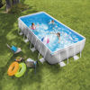 Image de PISCINE INTEX 26792NP  Piscine hors-sol gris clair  avec épurateur  4.88M X 2.44M X 1.07M .