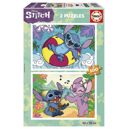 Image de PUZZLE 2*100 PCS STITCH 19998