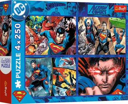 Image de PUZZLES 4X250 WAMER SUPERMAN 13340