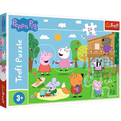 Image de Puzzles 24 Maxi Fun in the grass Peppa Pig 14342
