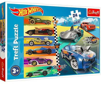 Image de Puzzles 24 Maxi Mattel Hot Wheels 14362