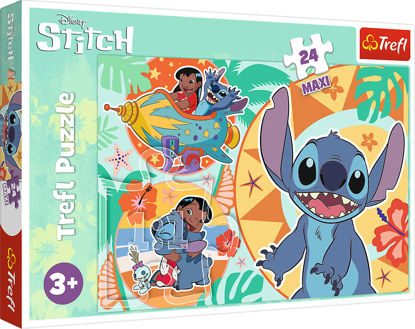 Image de Puzzles 24 MaxiDISNEY LILO STITCH 14365