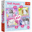 Image de Puzzles  4in1  Fun cats 34396