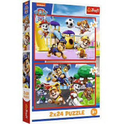 Image de PUZZLE 2X24 VIACOM PAW PATROL 34434