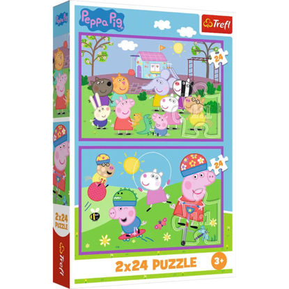 Image de PUZZLE 2X24 PEPPA PIG 34435