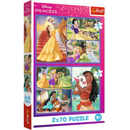 Image de PUZZLE 2X70 DISNEY PRINCESS