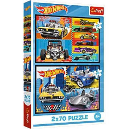 Image de PUZZLE 2X70 TOY CARS HOT WHEELS 34442