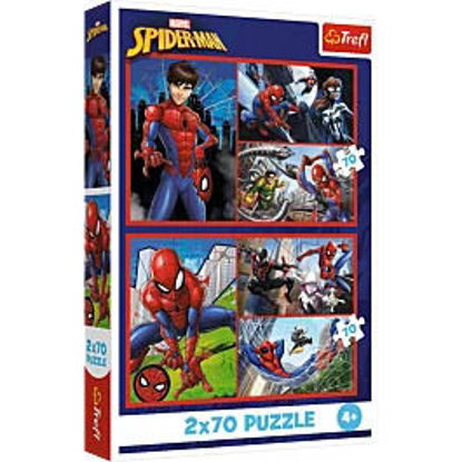Image de PUZZLE 2X70 MARVEL SPIDERMAN 34443