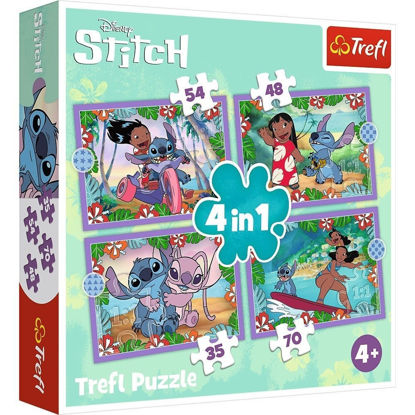 Image de PUZZLE 4 EN 1 DISNEY LILO STITCH 34633