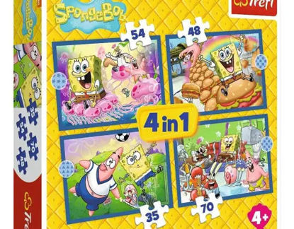 Image de PUZZLE 4 IN 1 VIACOM SPONGEBOB 34674