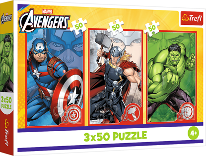 Image de PUZZLE 3X50 MARVEL THE AVENGERS 34891