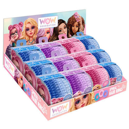 Image de ANNEAUX DE CHEVEUX EN SPIRALE ( 1 pièce )