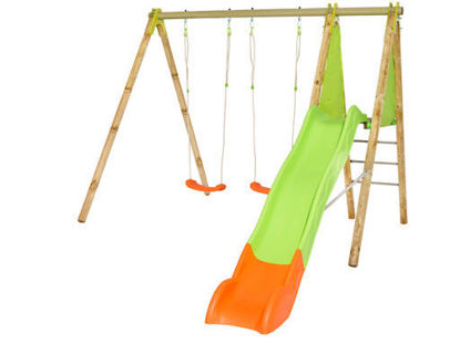 Image de PORTIQUE EN BOIS POUTRE METAL ARROBA 2.30M REF J-17440P4
