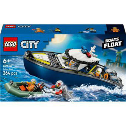 Image de LEGO LA COURSE POURSUITE EN BATEAU DE POLICE 60456