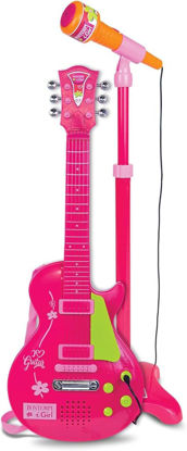 Image de GUITARE ROCK + MICRO DE SCENE ROSE 245872