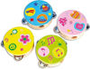 Image de TAMBOURIN EN BOIS 6 CYMBALES ASST 561510