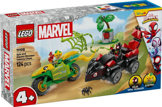 Image de LEGO COURSE POURSUITE SPIN ET ELECTRO DINO 11198