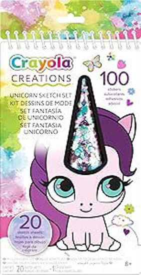 Image de crayola creation unicorn sketch set