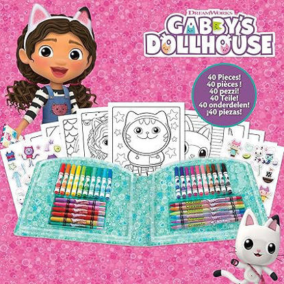 Image de coloring case 40ct gabby's dollhus