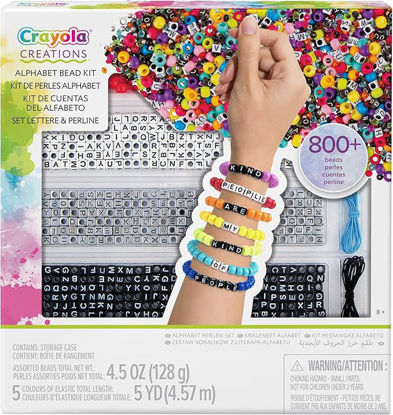 Image de crayola creations alphabet bead kit
