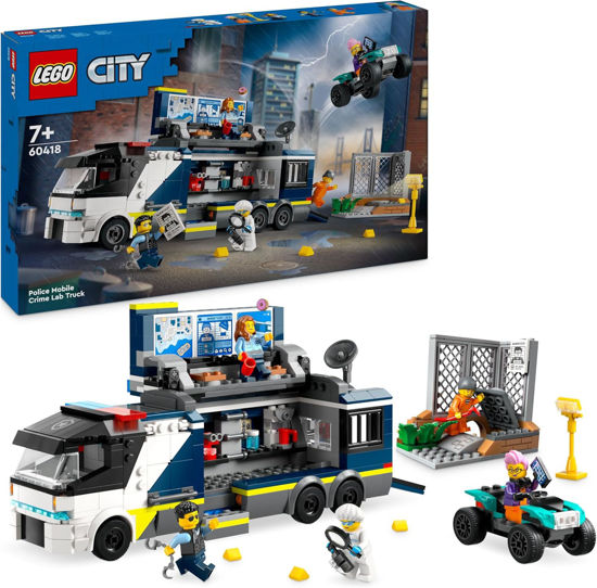 Image de LEGO  LE LABORATOIRE DE POLICE SCIENTIFIQUE MOBILE 60418