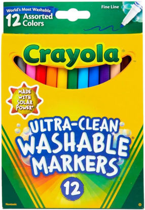 Image de washable markers fineline 12ct